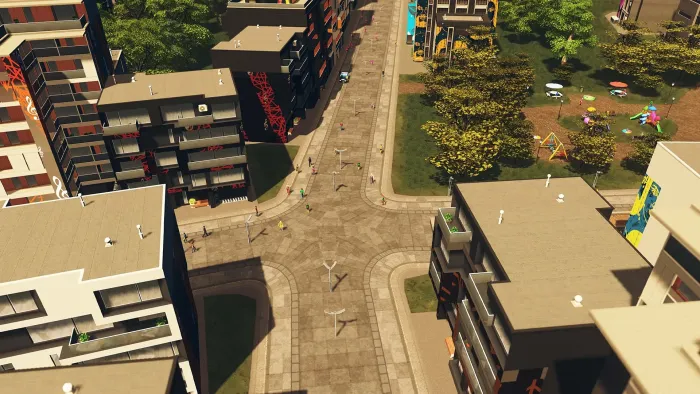 Cities: Skylines - Plazas & Promenades — скриншот 4