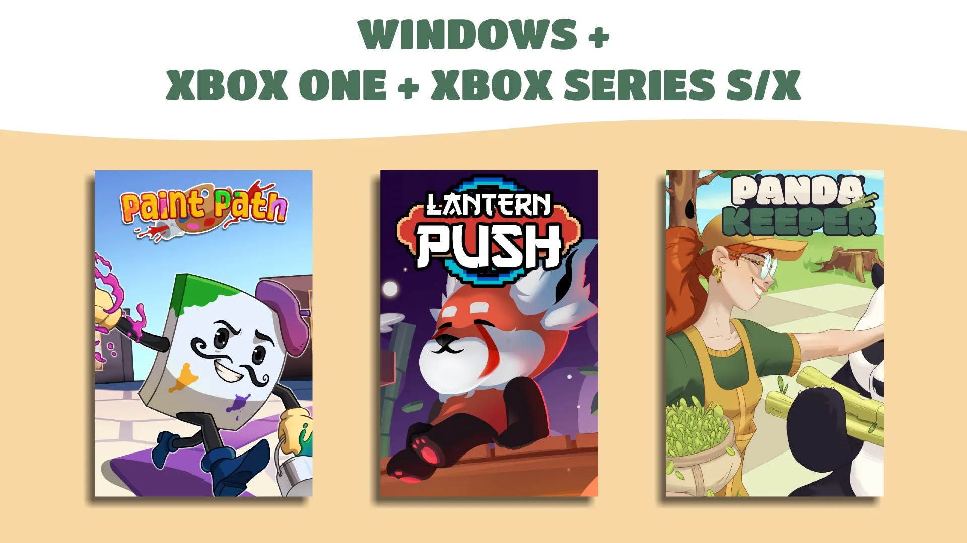 Lantern Push + Paint Path + Panda Keeper (Bundle)