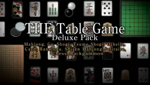 THE Table Game Deluxe Pack -Mahjong, Go, Shogi, Tsume Shogi, Othello, Card, Hanafuda, Shisen Mahjong Solitaire, Chess, Backgammon-