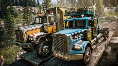 SnowRunner - Freightliner & Western Star Dual Pack — скриншот 7