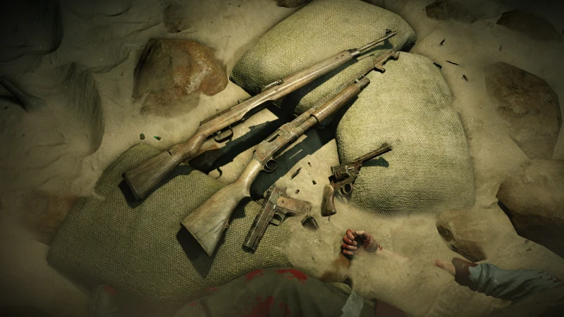 Zombie Army 4: Desert Damaged Weapon Skins