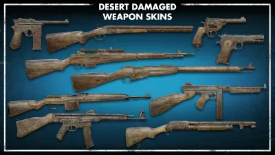 Zombie Army 4: Desert Damaged Weapon Skins — скриншот 5