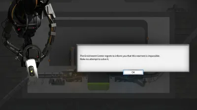 Bridge Constructor Portal — скриншот 1
