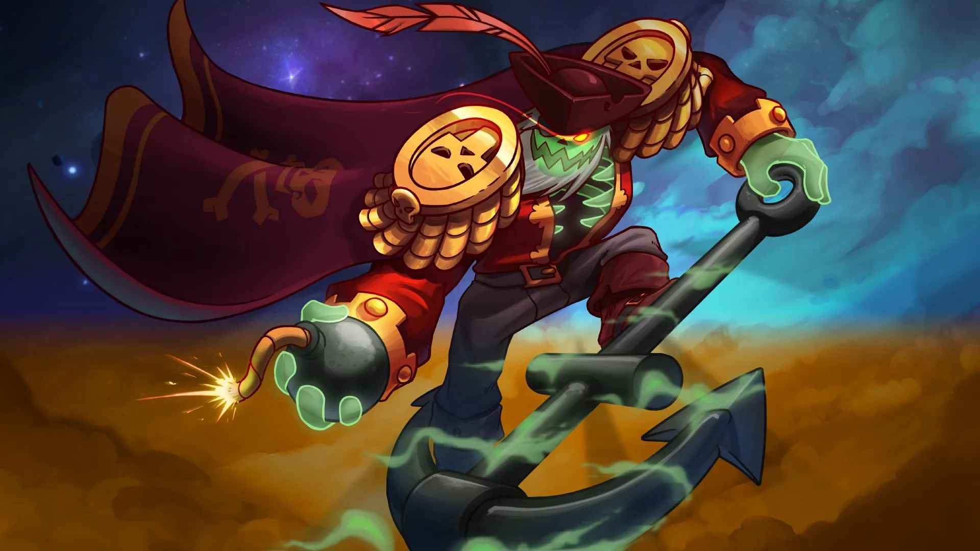 Облик —&nbsp;Scourge Captain McPain - Awesomenauts Assemble!