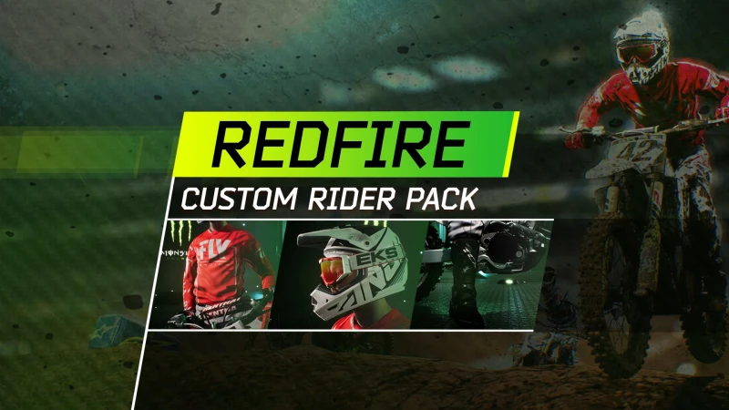 Monster Energy Supercross - Redfire Custom Rider Pack