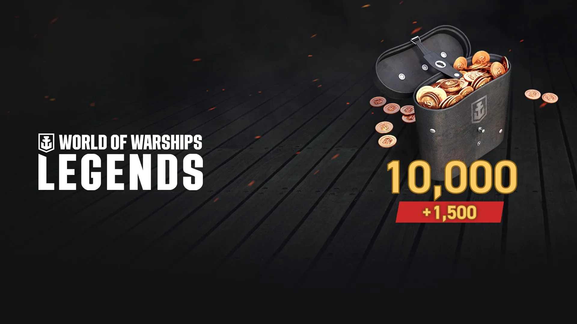 World of Warships: Legends - 11 500 дублонов