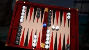 Hardwood Backgammon