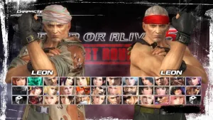 Персонаж DEAD OR ALIVE 5 Last Round: Леон