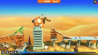 Bridge Constructor Stunts — скриншот 1