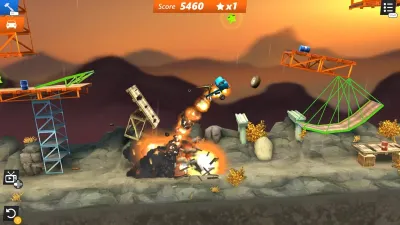 Bridge Constructor Stunts — скриншот 5