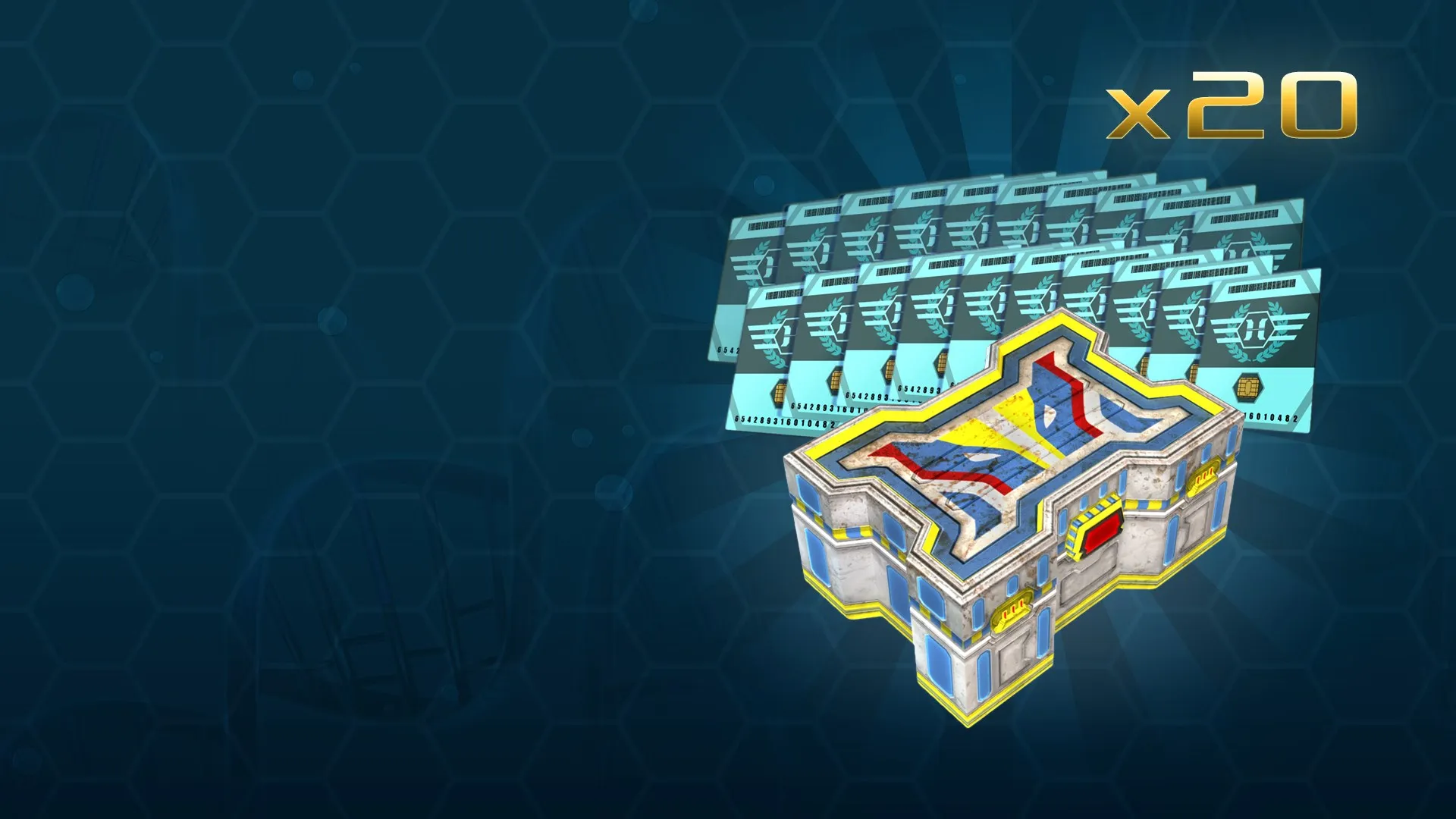 Ящик с аксессуарами Horzine | тип&nbsp;9: золот. наб.