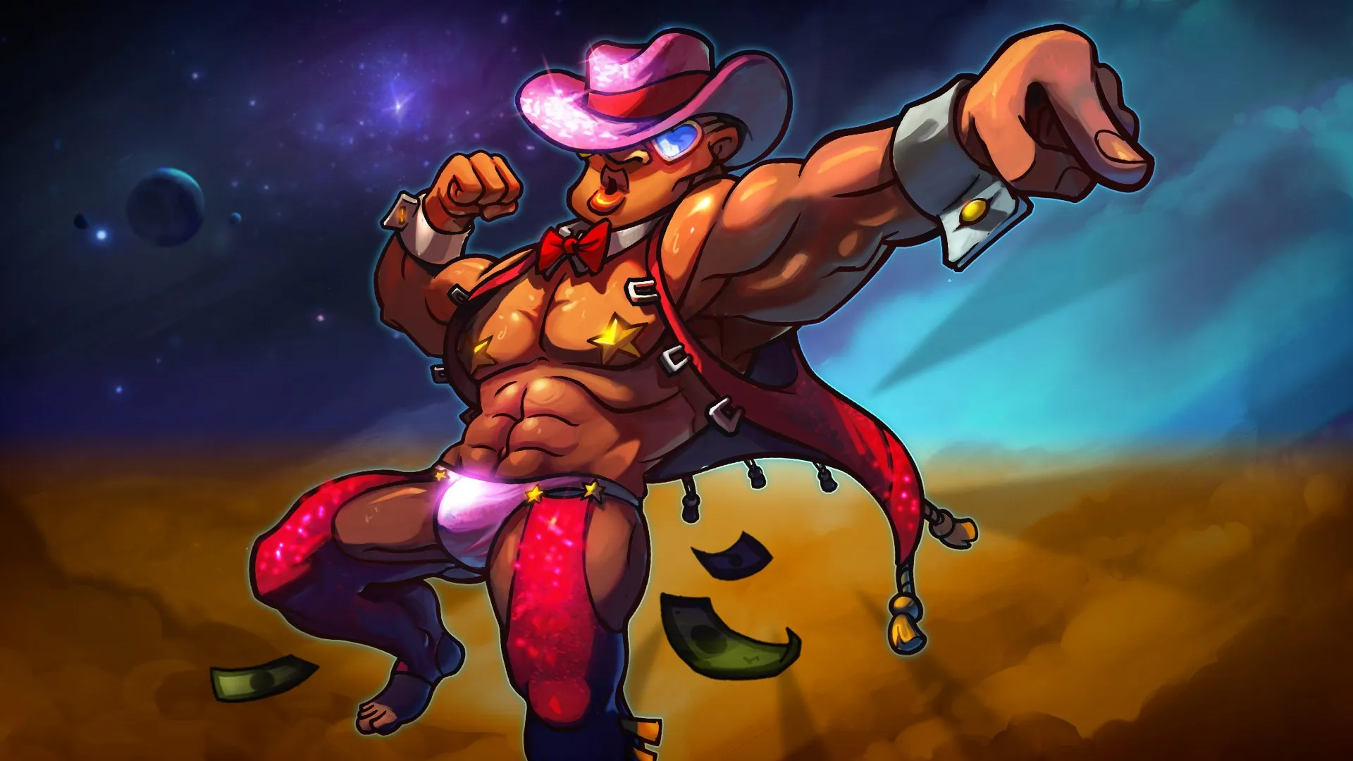 Облик —&nbsp;Party Boy McPain - Awesomenauts Assemble!