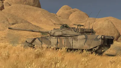 War Thunder - Набор XM-1 Chrysler — скриншот 7