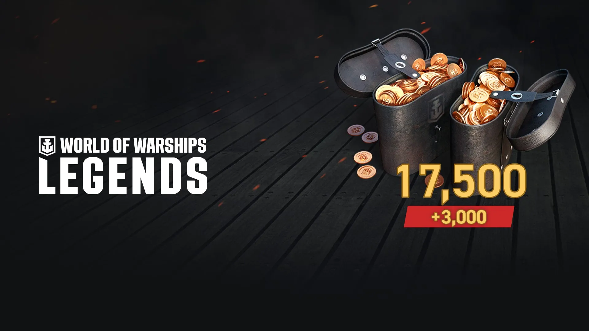 World of Warships: Legends - 20 500 дублонов