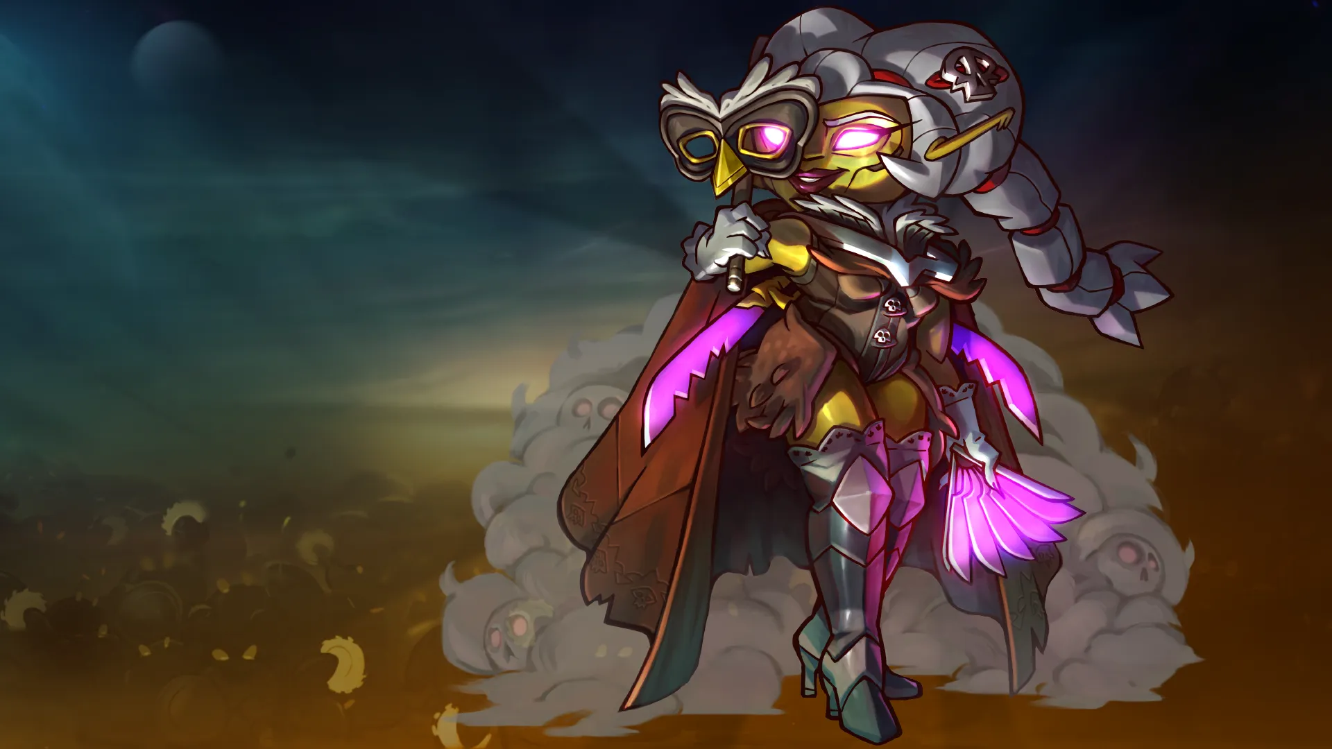 Облик — Dark Masquerade Qi'Tara - Awesomenauts Assemble!