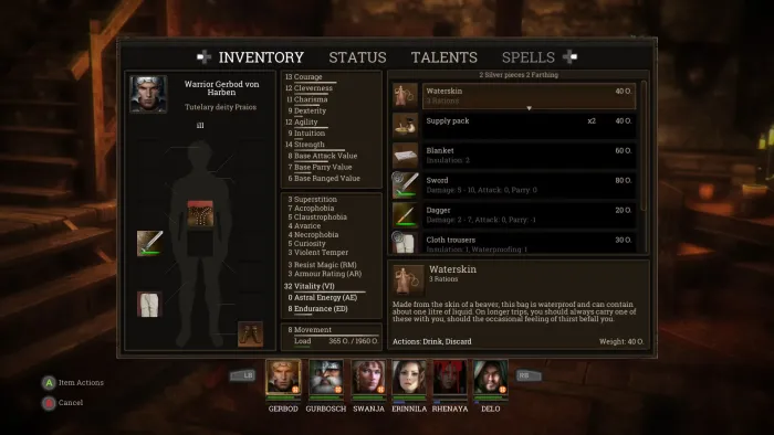 Realms of Arkania: Blade of Destiny — скриншот 8