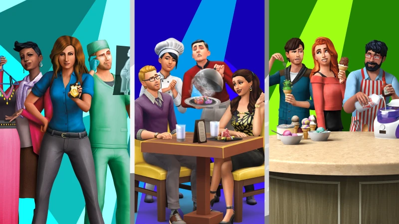 The Sims™ 4 Коллекция: «На работу!», «В ресторане» и «Классная кухня — Каталог»