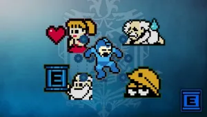 Набор стикеров: набор Мегамена