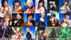 DOA5LR: Core Fighters — набор бойцов девушек