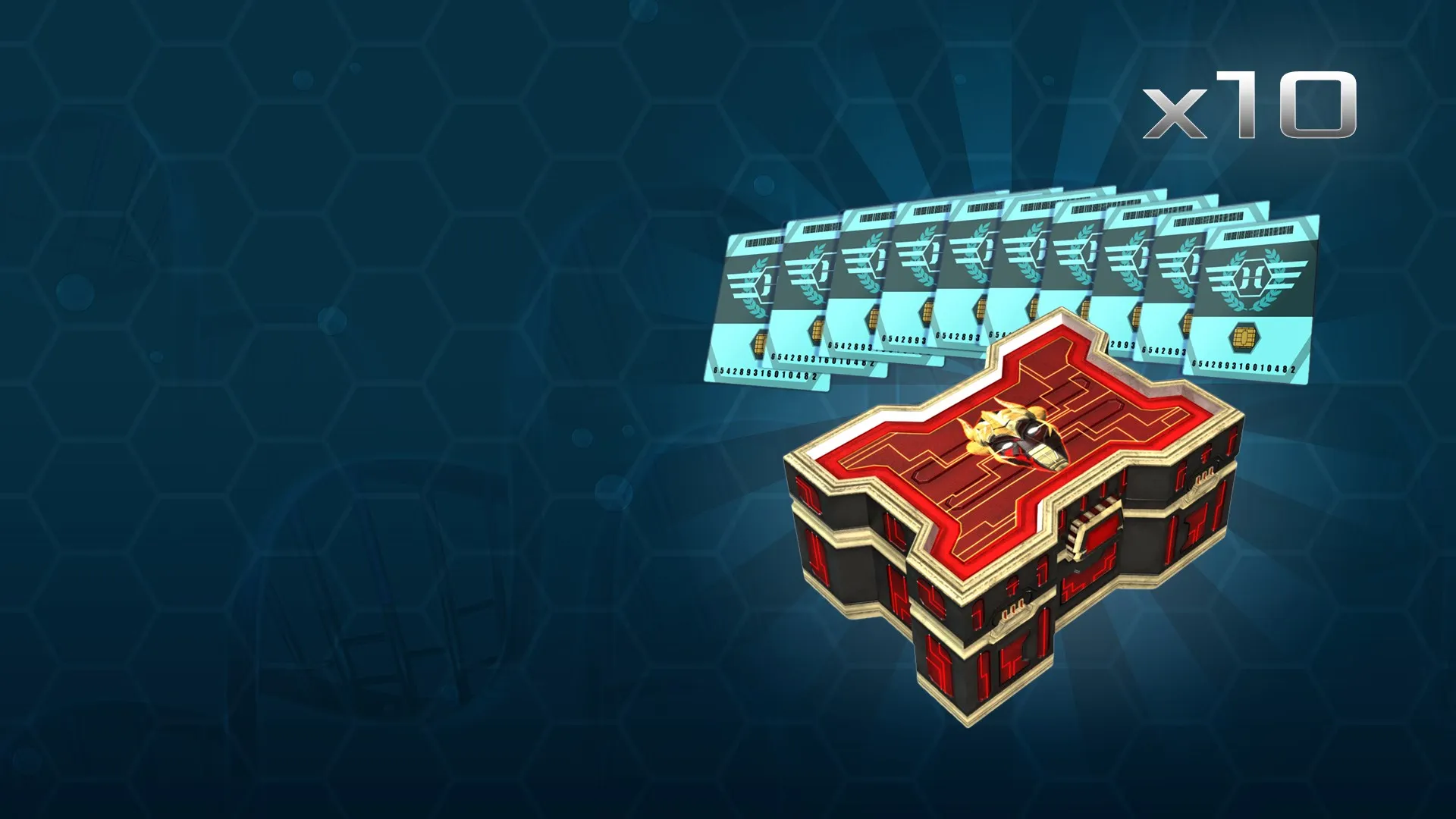 Ящик с аксессуарами Horzine | тип&nbsp;8: сереб. наб.