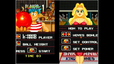 ACA NEOGEO LEAGUE BOWLING — скриншот 2