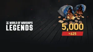 World of Warships: Legends - 5625 дублонов