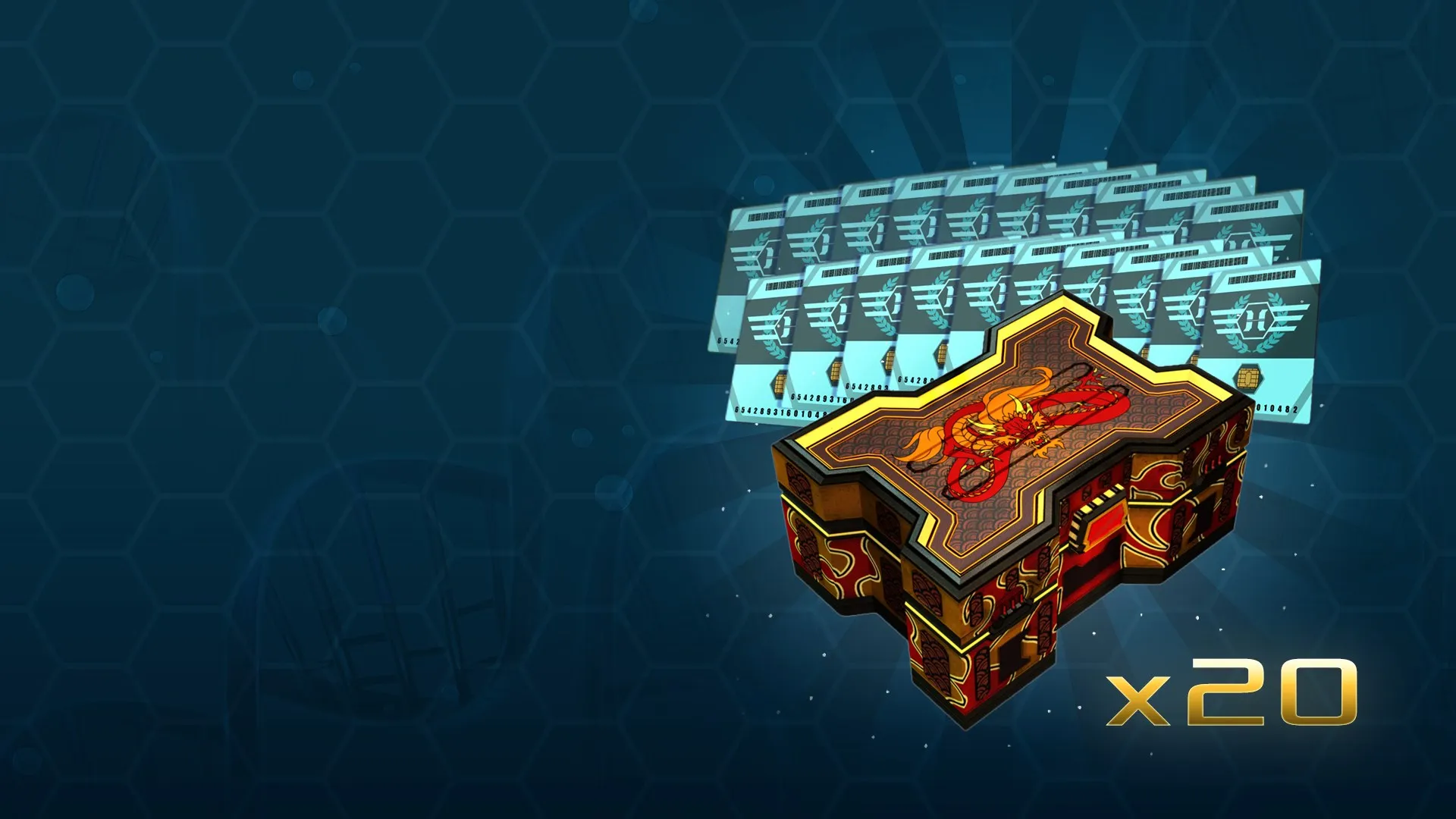 Ящик с аксессуарами Horzine | тип&nbsp;4: золот. наб.