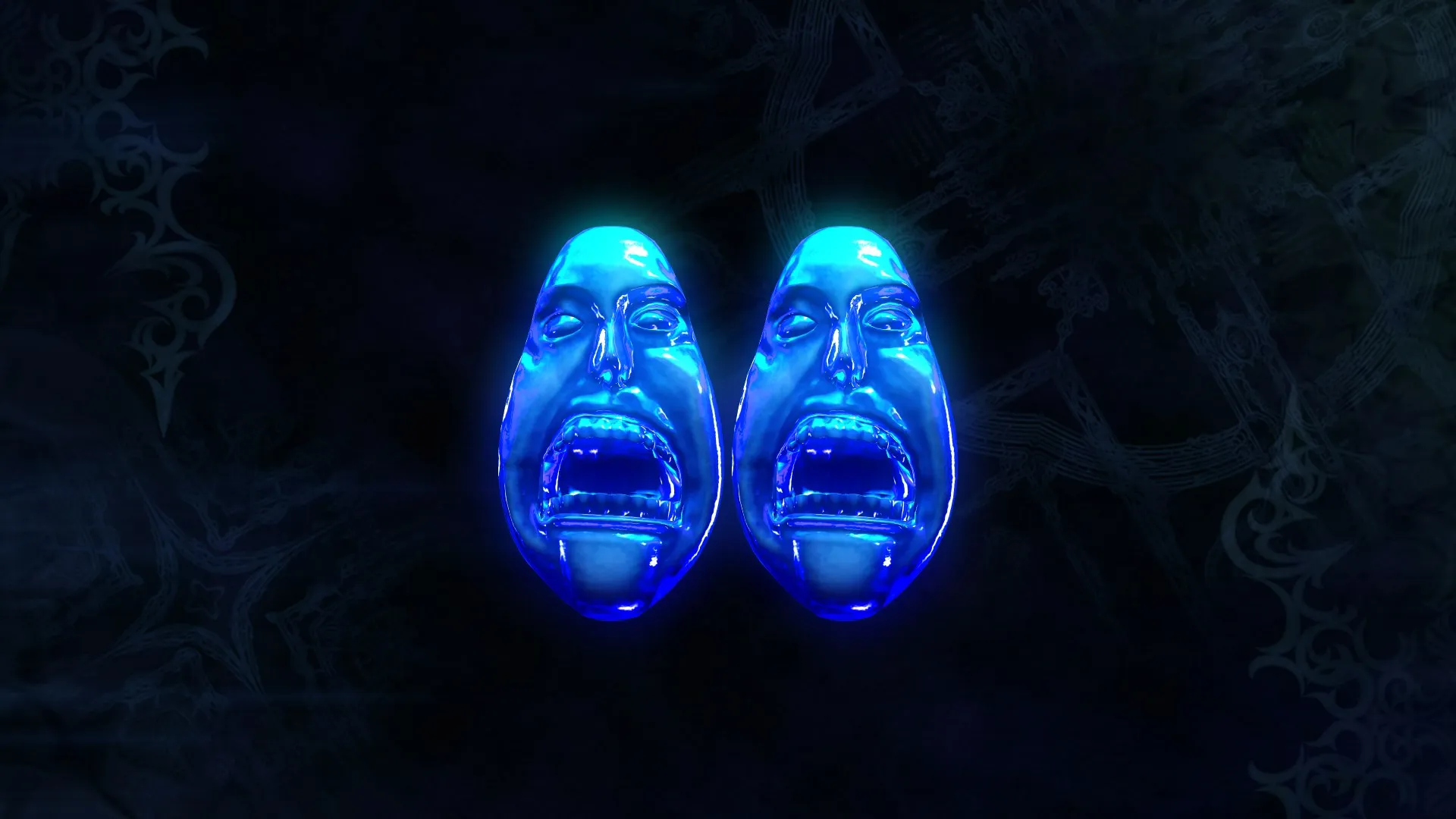 Две голубые сферы