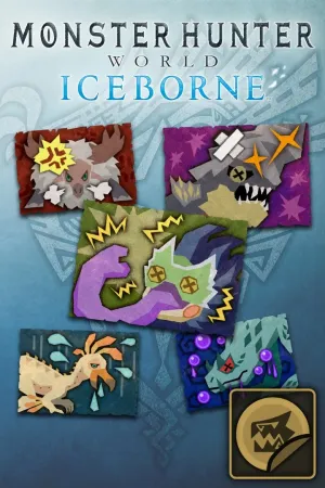 Набор стикеров: набор статусов чудовищ